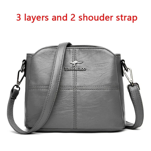 Casual Women's Bag High Quality Pu Leather Shoulder Bags for Women 2022 Ladies Crossbody Bag Purses and Handbags Luxury Designer