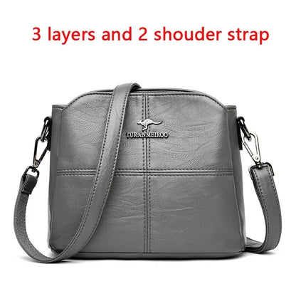 Casual Women's Bag High Quality Pu Leather Shoulder Bags for Women 2022 Ladies Crossbody Bag Purses and Handbags Luxury Designer