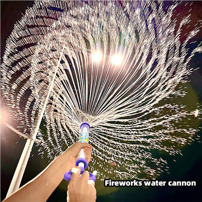 3-piece fireworks water gun for playing in water, toy for beach, children's water gun toy, party water gun, floating water gun