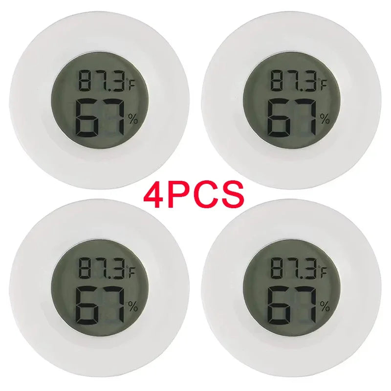 2/4 szt. Cyfrowy Termometr LCD Higrometr Wewnętrzny Elektroniczny Miernik Temperatury i Wilgotności Czujnik Stacja Pogodowa Dom