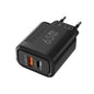 65W GaN Fast Charging USB Type-C Charger US EU Plug USB PD Quick Charge 3.0 Travel Wall Phone Charger Adapter For iPhone Samsung