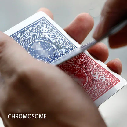 Chromosome Gradual Color Change Card Magic Trick Magia Magie Street Professional Magicians Props Close Up Illusions Gimmicks
