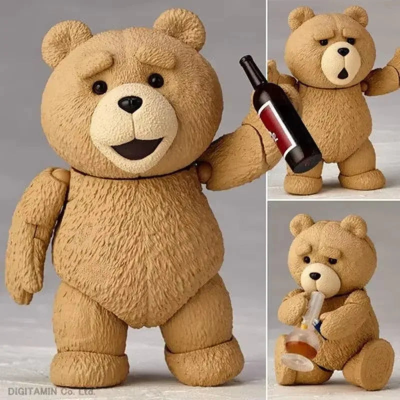 Movie Ted 2 Bjd Ted Teddy Bear Joint Movable Action Figures Gk Yamaguchi Style Model Collectible Ornament Doll Toy Birthday Gift