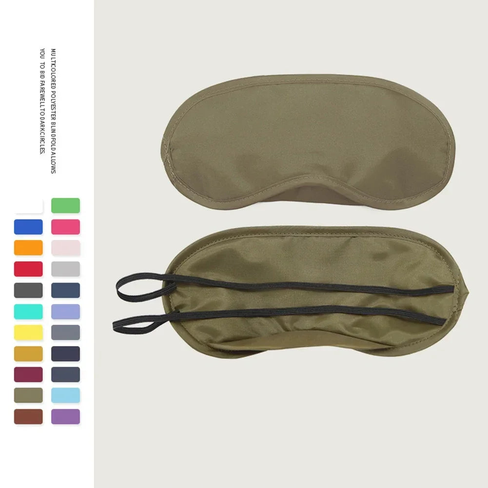 Silk Sleep Eye Mask Padded Shade Eye Cover Patch Sleeping Mask Eyemask Blindfolds Travel Relax Rest Women Men