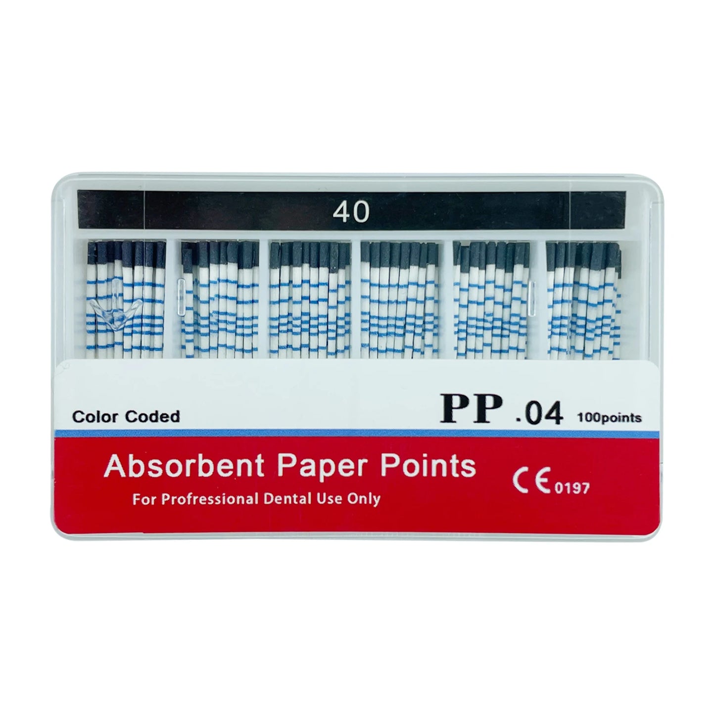 With Scale Dental Absorbent Paper Points Taper 04 15#-40# Dental Pure Cotton Fiber Paper Endodontics Treatment Consumables