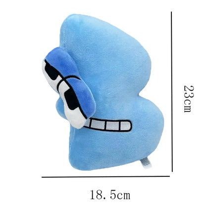 T Alphabet Lore Plush Toys Anime Doll Kawaii 26 English Letters Stuffed Toys Kids Enlightenment Montessori Plush Toy Doll Gifts