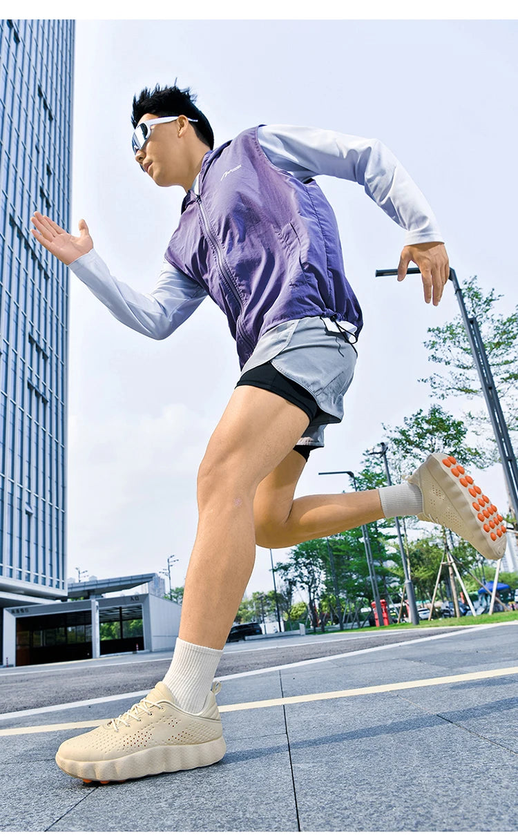 ClaWave Men Women Running Shoes Massage Particles Supercritical Cushioning Breathable Knit Sports Sneakers Non-slip Walking Shoe