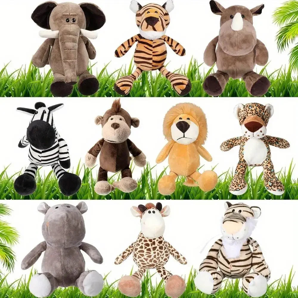 10 Pcs Stuffed Giraffe Plush Animal Toy, Super Soft Animal Toy with Realistic Details, Great for Kids and Baby Nurseries