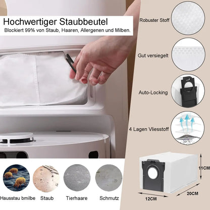 Dreame L40 Ultra / X40 Ultra Vacuum Cleaner Replacement Accessories Main Side Brush HEPA Filter Mop Cloths Dust Bag Spare Parts