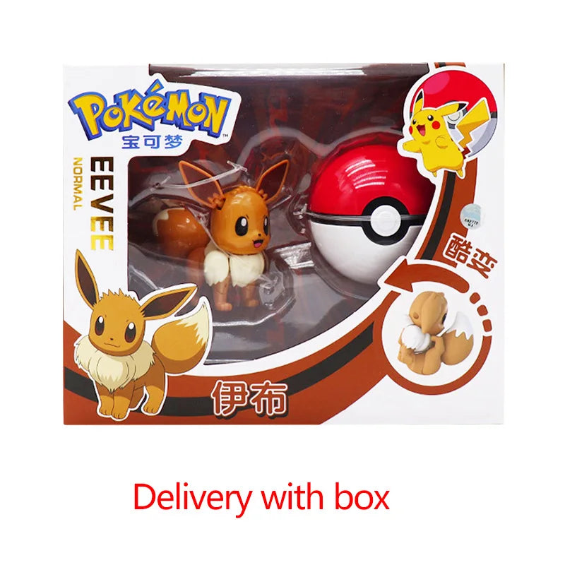 22 Kind Pokemon Ball Figure Pokeball Mewtwo Poke Pikachu Charizard Gyarados Venusaur Pawmi Quaxly Fuecoco Elf Toy Set Kids Gift