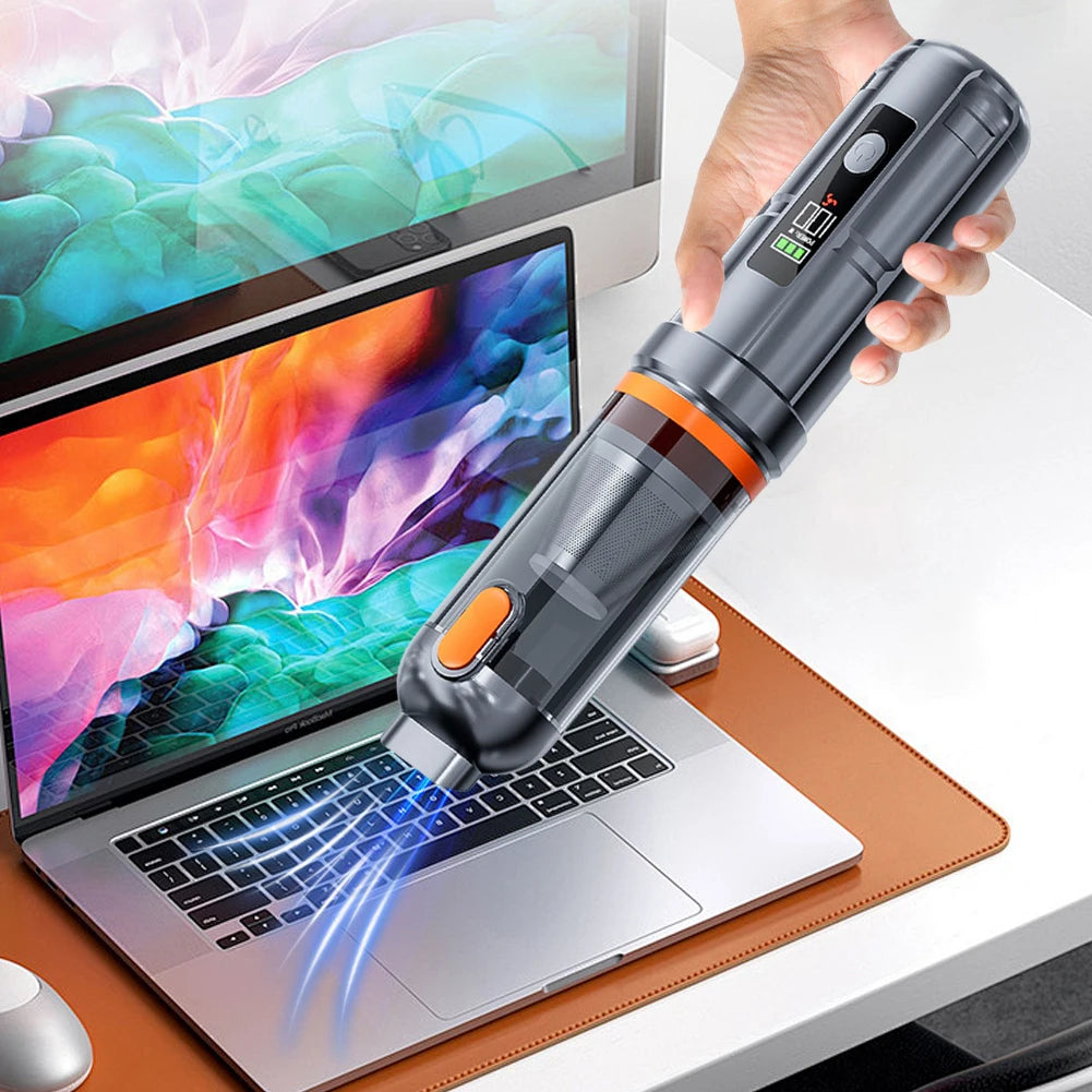 17000PA Car Vacuum Cleaner with Brushless Motor Handheld Vacuum Portable Cordless Compressed Air Duster for Car Home Office Pet