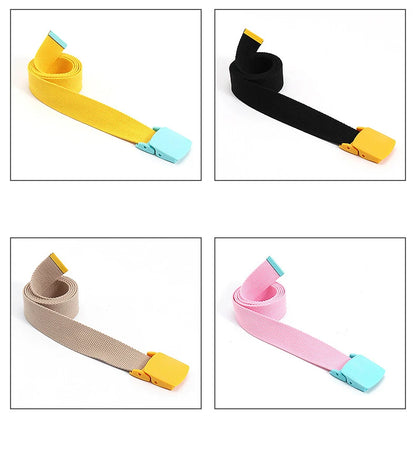 Colorful Canvas Tactical Belt Unisex Fashion Casual Luxury Trend Jeans Accessories Youth Nylon Girdle Cute Kids Hunting Belt