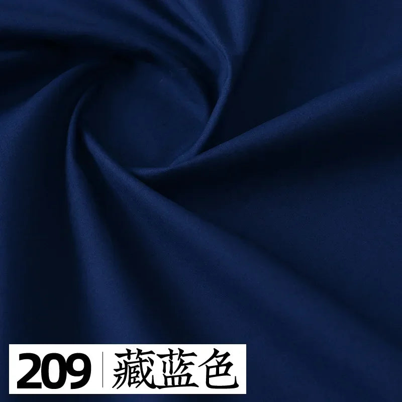 145x50cm Solid Color Pure Cotton Poplin Clothing Fabric DIY Handmade Clothes for Girls, Plain Color Antique Skirt Cotton Cloth