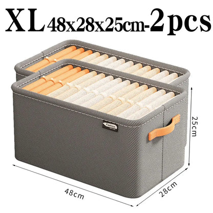 Thicken Clothes Organizer Pants Sweater Storage Cabinets Drawers Organizer Jeans Storage Box Wardrobe Clothes Storage Organizers