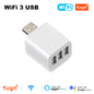 Smart Zigbee Micro USB Adaptor 5V WiFi USB Power Adaptor Smart Timing Charge Plug Works With Alexa Google Assistant Smart Life