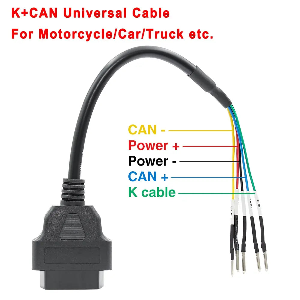 ELM327 V1.5 for Yamaha for Honda EFI Motorcycle Diagnostic Tool 3+4pin & 6pin to 16PIN OBD2 Cable Scanner Fault DiagnosisTool