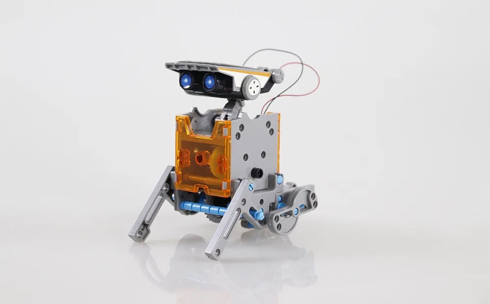 13-in-1 Solar Powered Robot Kit STEM Educational DIY Assembly Toy with Intelligent Science Puzzles Creative Gifts for Boys Girls