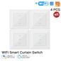 MOES Touch Design WiFi Smart Curtain Switch for Motorized Curtains and Roller Blinds work with Tuya Smart Life App Alexa Google