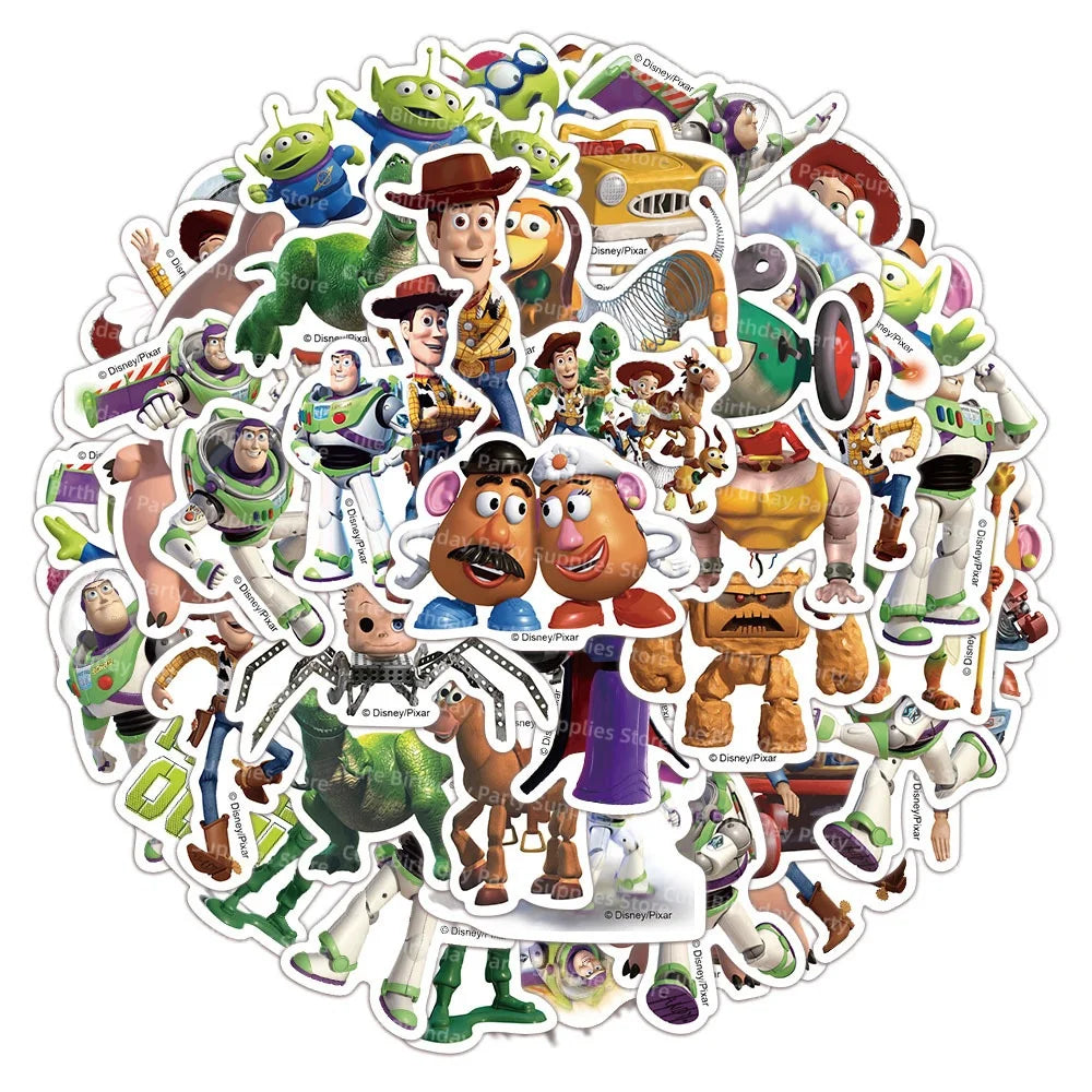 Toy Story Party Decorations Cup Plate Napkin Slap Bracelet Cake Topper Birthday Party Favors Reward Prizes Party Supplies