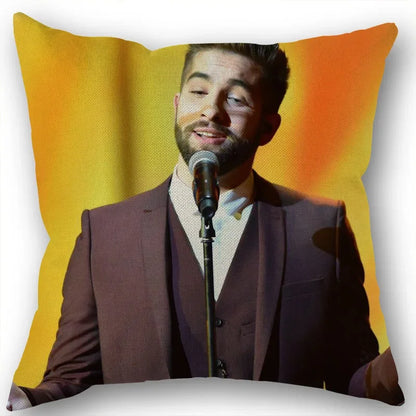 Custom Kendji Girac Pillowcase Home Textile Cotton Pillow Covers Wedding Decorative Pillow Cover Square 45x45CM1210