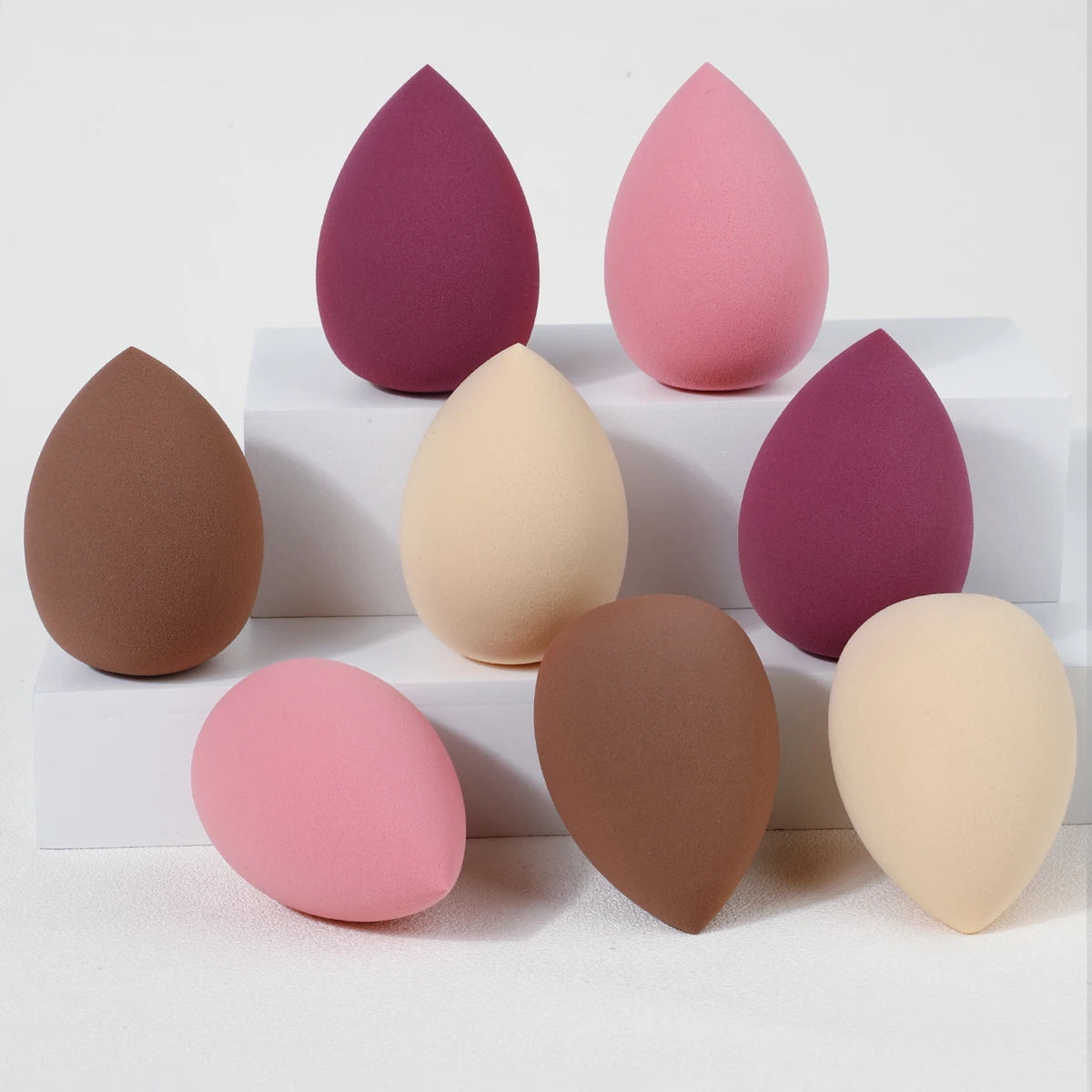 8Pcs Beauty Egg Makeup Sponge Blenders Beauty Sponges Foundation Applicator