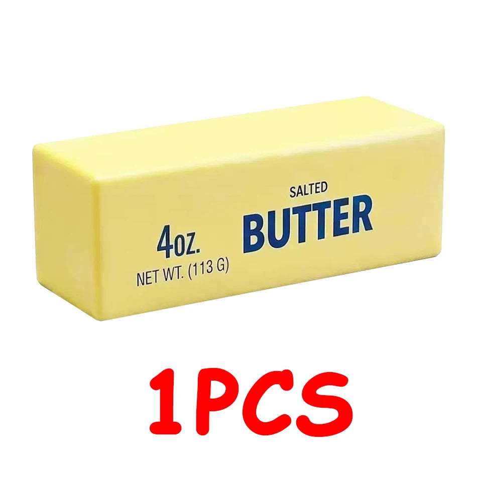 In Stock Butter Stick Squishy Toy Slow Rising Squeeze Toy Butter Bar Brick Squishy Fidget Toy Anti Stress Release Relax Gift