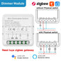 TNCE TUYA WIFI/Zigbee Switch Light Curtain Dimmer Smart DIY MINI Module, 2-way Control Breaker, Voice with Alexa Google Home