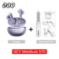 QCY MeloBuds N70 Adaptacyjne ANC Bezprzewodowe słuchawki douszne Bluetooth 6.0 LDAC Hi-Res Audio 6 mikrofonów Ładowanie bezprzewodowe Słuchawki 50 godzin IPX5