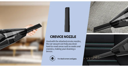 Portable Wireless Vacuum Cleaners Powerful Rechargeable Suction Cordless Handheld Vacuum Cleaner Car Electronic Accessories
