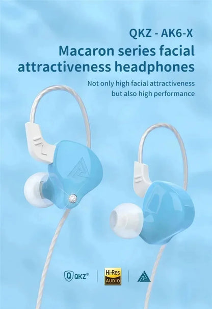 QKZ CK5 FiLe Wired Earphone Professional Gaming And Sports Noise Cancelling Headphones with Microphone HiFi Music Earphone