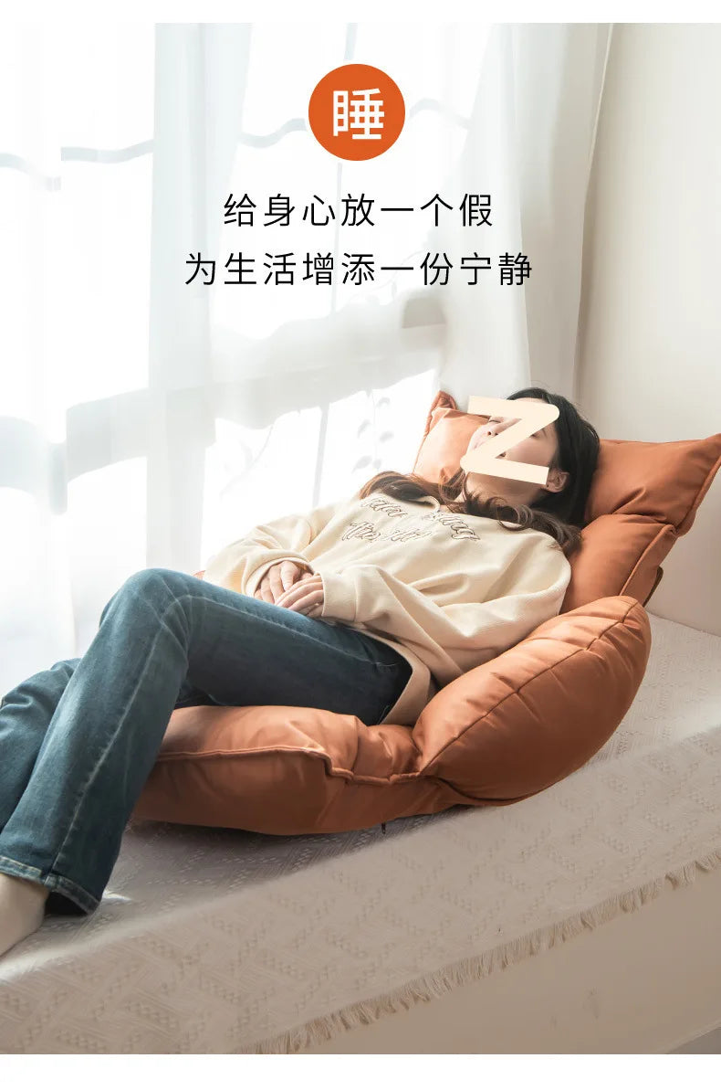 New Human Kennel Lazy Sofa Japanese Tatami Bay Window Chair Bed Back Chair Foldable Dormitory Waist Armrest