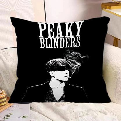 TV Series Pillow Covers Cartoon Sofa Decorative Home Double-sided Printing Short Plush Cute Cushion P-Peaky B-Blinders Cover
