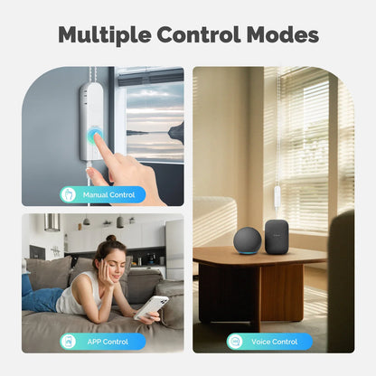 MOES Tuya WiFi Smart Shade Roller Blinds Motor Driver Electric Curtains Automation Pull Cord Chain String With Alexa Google Home