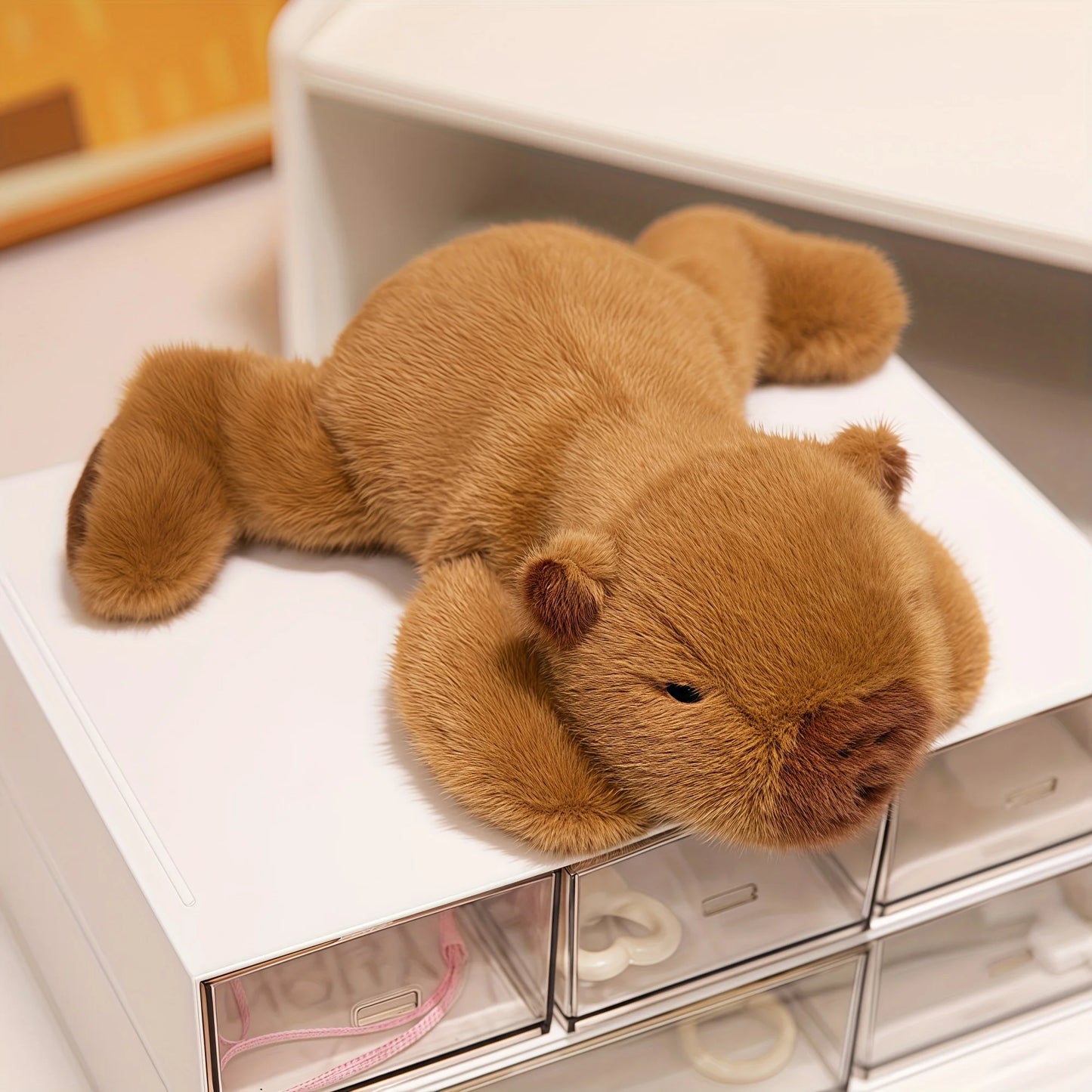 Papa Palm Treasure Series Plush Toy, Capybara Plush, Children's Gift, Birthday Gift, Holiday Gift, Plush Figures, Plush Doll