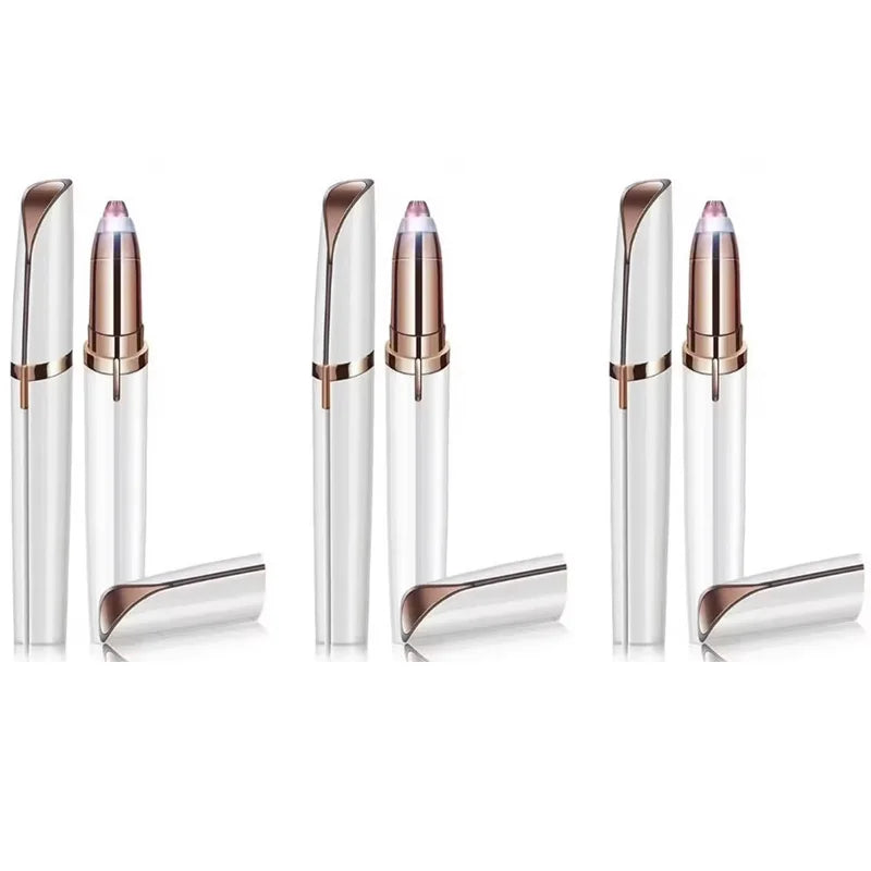 1-4Pcs Electric Eyebrow Trimmer Security Hair Removal Eye Brow Epilator USB Charger Mini Shaper Shaver Hair Removal Beauty