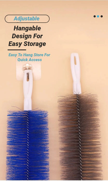 Bendable Fan Duster Ultra Fine Bristles Long Handle Cleaning Tool For Air Conditioner Furniture Shutter Car
