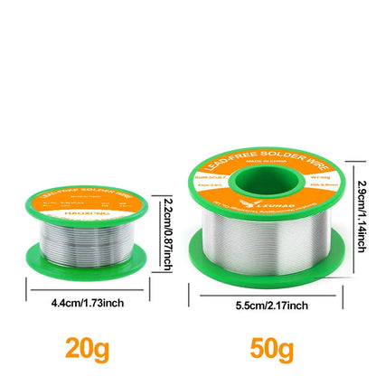 Lead-free No-clean High Purity Solder Wire Tin Melting Point 217 Degrees Solder Wire for Electronic Repair Sn99.3cu0.7