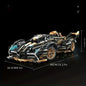 1690 Pieces, Green Racing Building Block Toys, Abs Materials, Manual Toy Building Blocks Assembly, Home Furnishings, Office Desk
