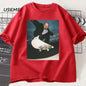 Breaking Bad Heisenberg T-shirts Man Walter White 90s Skate T-Shirt Woman and Man Unisex Graphic Printed T Shirt Cotton Tees