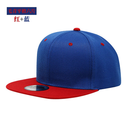 Custom Logo Snapback Caps Men Hip Hop Male Bone Baseball Cap Unisex Solid Color Cotton Adjustable Rock Band Flat Hats Visor Hat