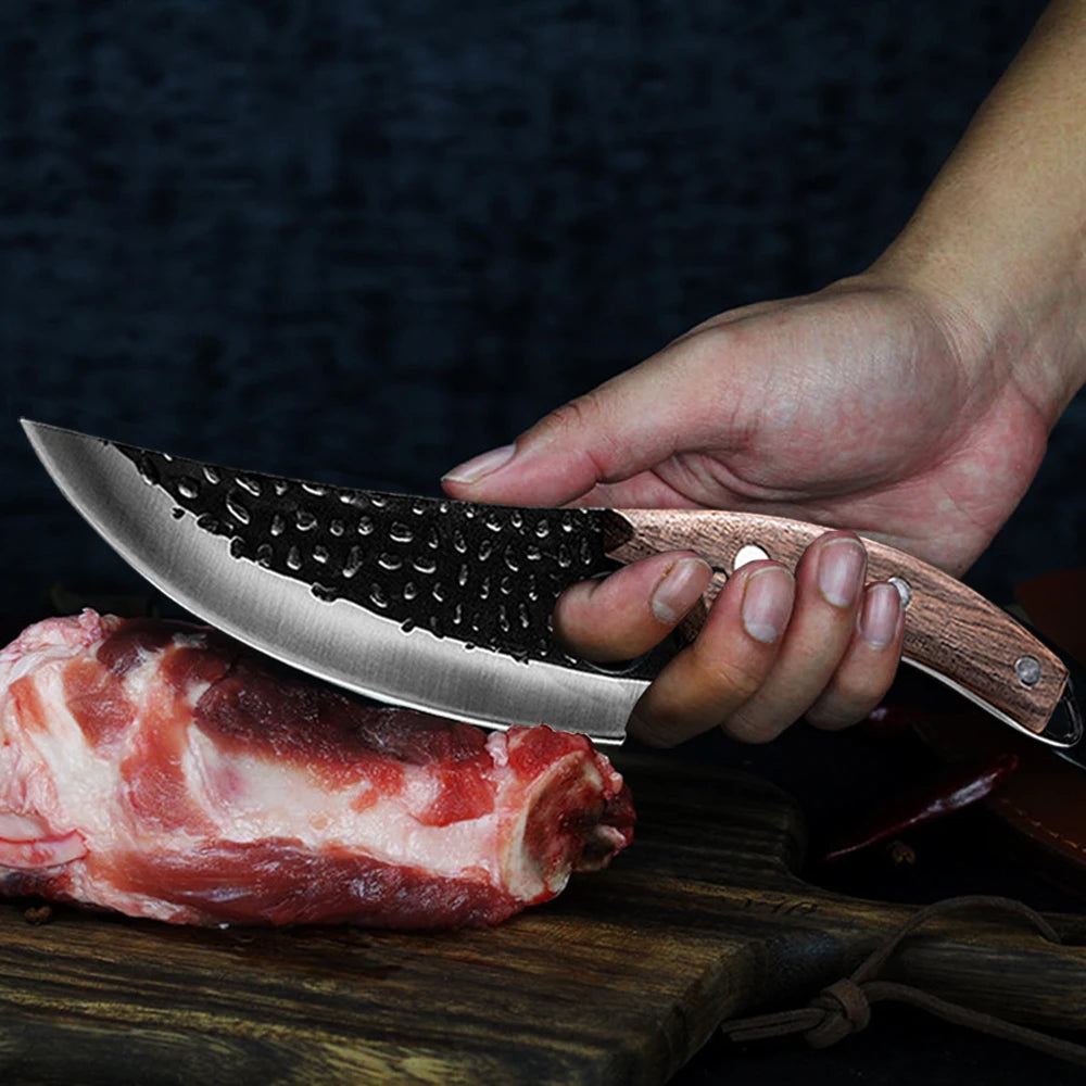 Professional Boning Knife Sharp Meat Cleaver Fish Vegetable Barbecue Slicing Butcher Slaughter Chef Cooking Kitchen Knife
