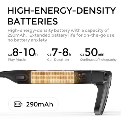 2026 New 4K Lens Smart AI Glasses 800W Video Record Camera ChatGPT Bluetooth Call 100+ Language Translation Music Sunglasses Men