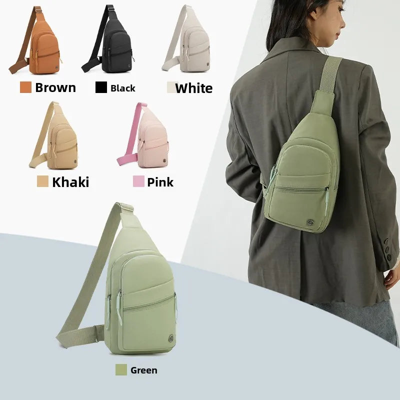 Large Capacity Women's Shoulder Bag Oxford Crossbody Purse Lightweight Travel Pack for Outdoor Hiking Casual Daily