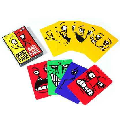 Good Face Bad Face Card Game Hilarious Party Travel Game For Family