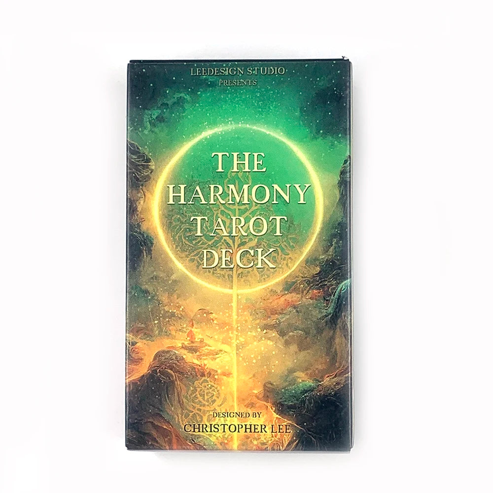 The Harmony Tarot Deck A 78PCS Cards Deck Fate Divination Table Games, Family Party Entertainment Game Tools