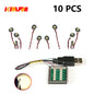 10PCS 0.8mm Pin RGB LED For LEGO Building Blocks USB Lamp DIY Street Light City Electric Decorate 1X1 Brick Compatible All Brand
