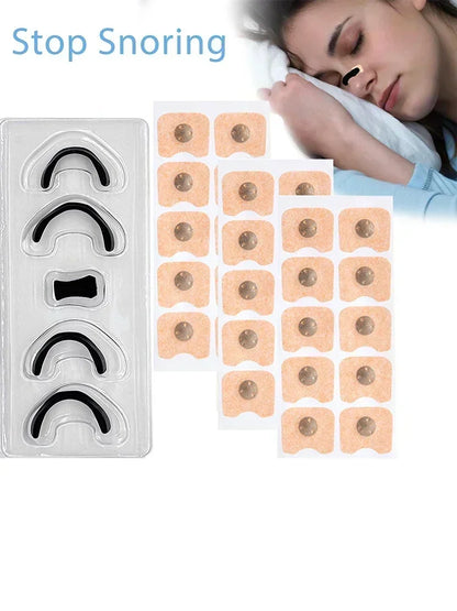 2026Anti-Snoring Nasal Strips Kit Magnetic Nose Strips for Nasal Breathing Dilators Sports Air Improvement And Better Sleeping