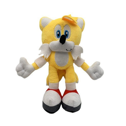 New Super Sonic Cartoon Plush Toy Shadow Amy Knuckle Tail Plush Keychain Toy Hedgehog Anime Soft Padded Doll Kids Fun Fan Gifts