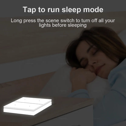 Zigbee Scene Switch Button 4 Gang Wireless Switch Push Button Controller Smart Home Assistant 2MQTT Automation Scenario Switch