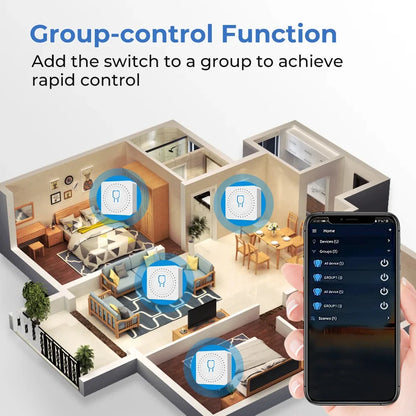 Smart Switch Module WiFi ZigBee Tuya Smart Life App Remote DIY Delay Support 2-way Control with Alexa Google Home Voice Control